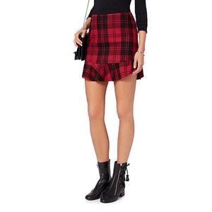 INTERMIX Plaid Skirt